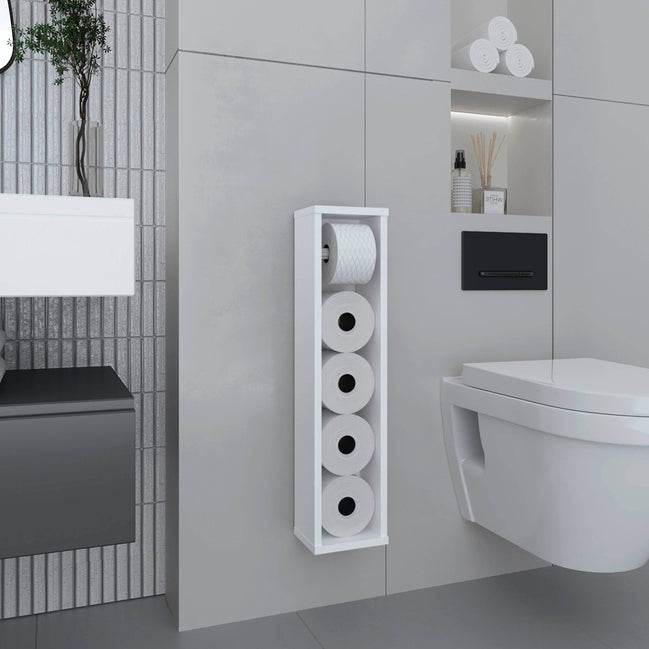 MLNshops Toilet Paper Holder with Shelf for Bathroom Default