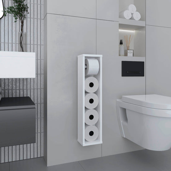 MLNshops Toilet Paper Holder with Shelf for Bathroom Default