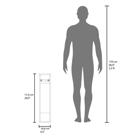 MLNshops Toilet Paper Holder with Shelf and Storage