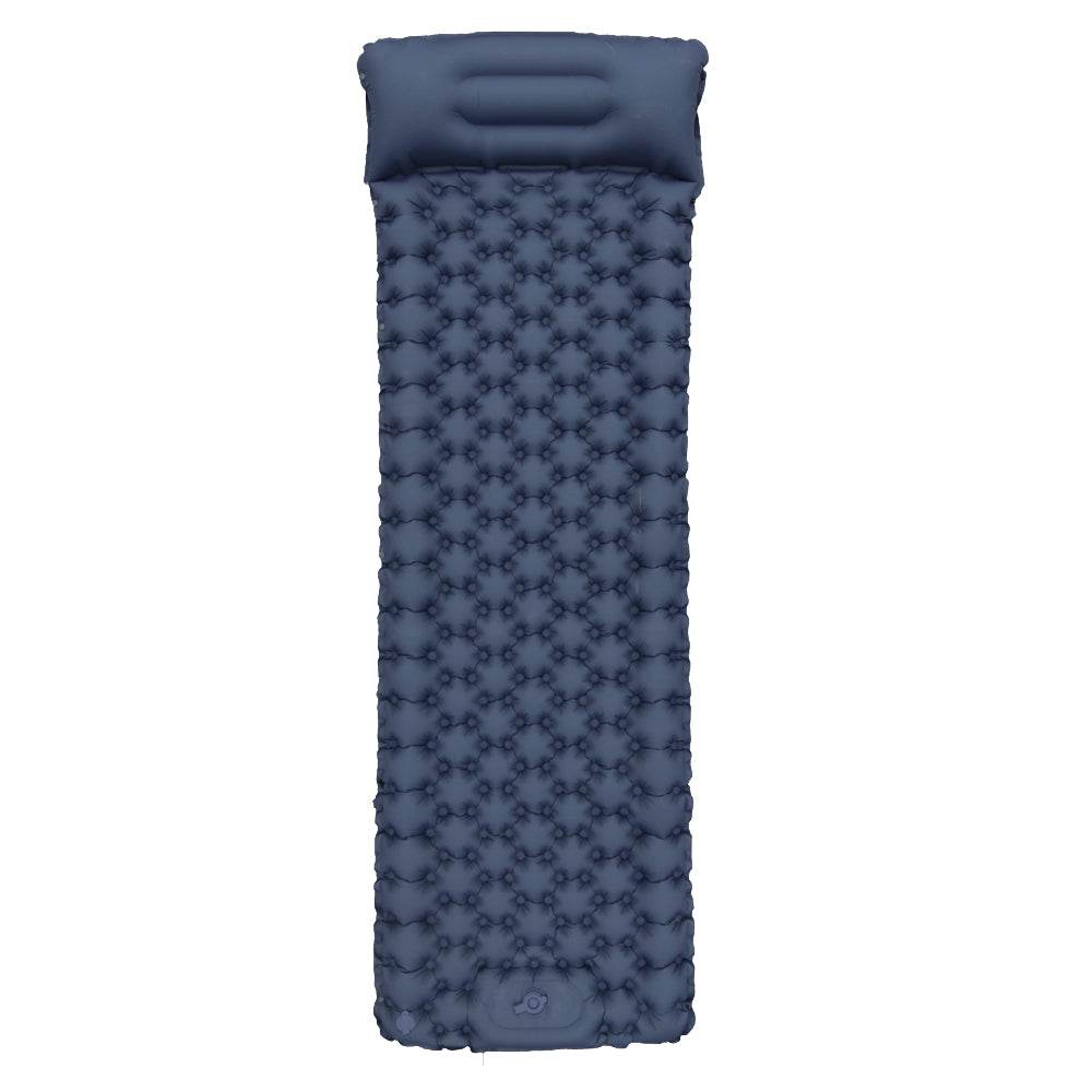 MLNshops lightweight inflatable camping pad with Pillow Navy