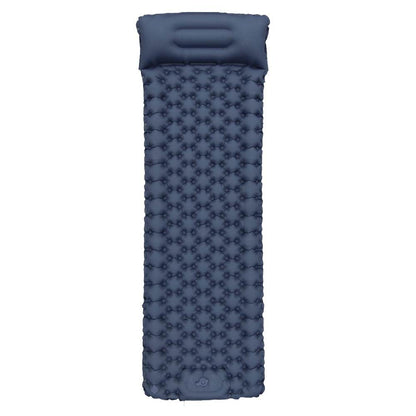 MLNshops lightweight inflatable camping pad with Pillow Navy