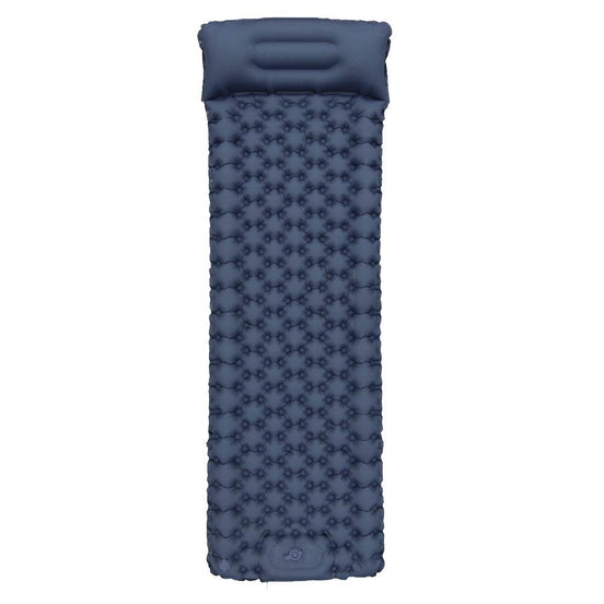 MLNshops lightweight inflatable camping pad with Pillow Navy