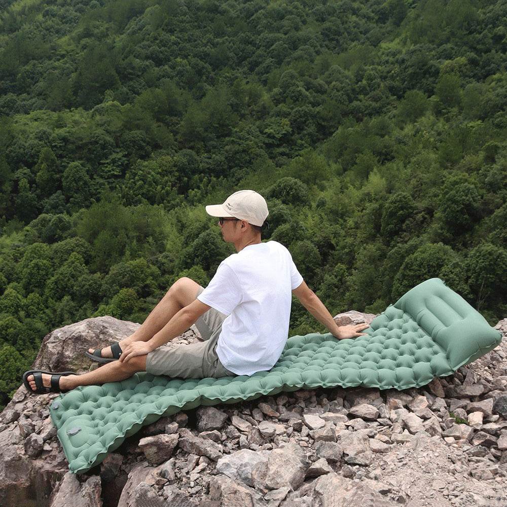 MLNshops lightweight inflatable camping pad with Pillow