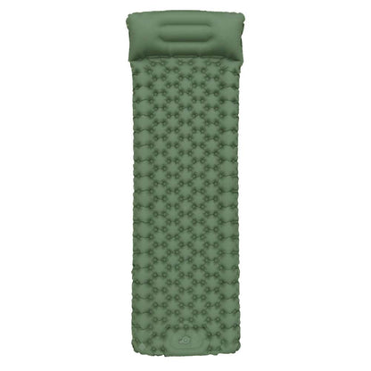 MLNshops lightweight inflatable camping pad with Pillow Green