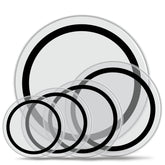 mlnshops Transparent Drum Heads Set for Superior Sound