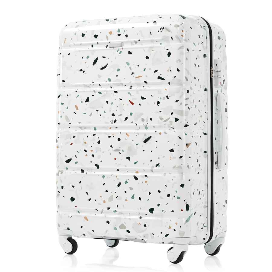 MLNshops 3 Piece Hard Shell Luggage Set with USB Port