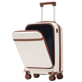 MLNshops 3-Piece front opening luggage set - Hardshell USB