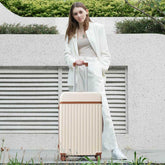 MLNshops 3-Piece front opening luggage set - Hardshell USB