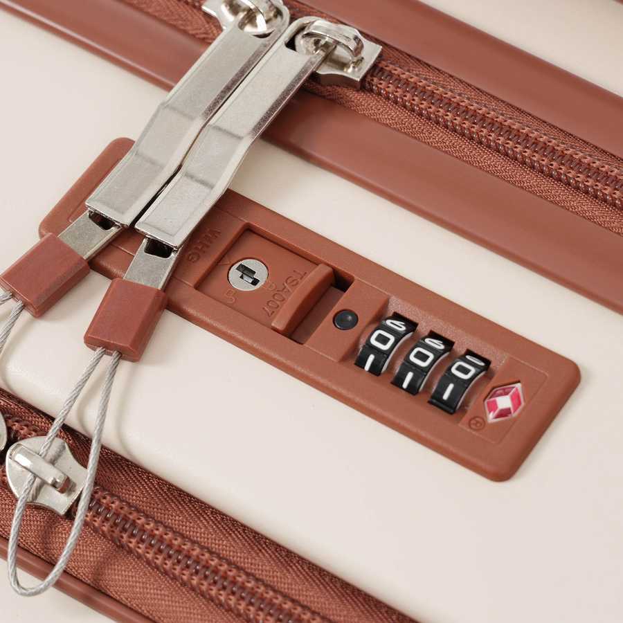 MLNshops 3-Piece front opening luggage set - Hardshell USB