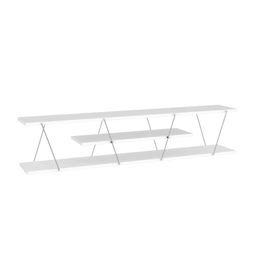 MLNshops 56 Inch TV Stand with Shelves - Sleek Design