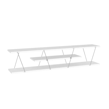 MLNshops 56 Inch TV Stand with Shelves - Sleek Design