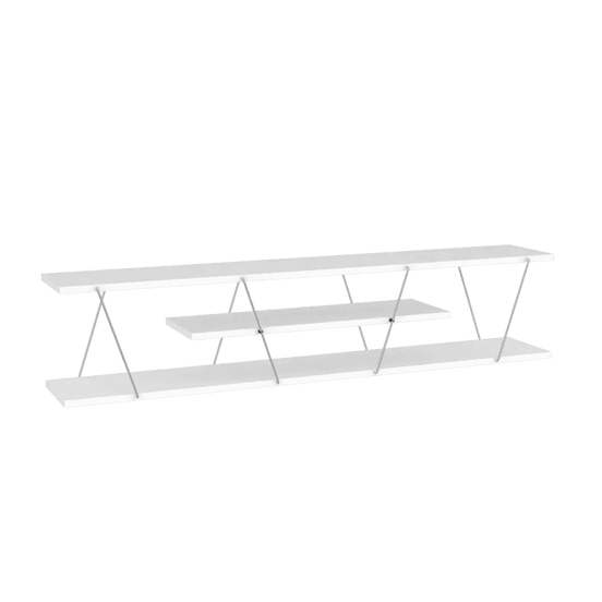 MLNshops 56 Inch TV Stand with Shelves - Sleek Design