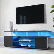 MLNshops Modern TV Stand for 70 Inch TV - Stylish Media Center