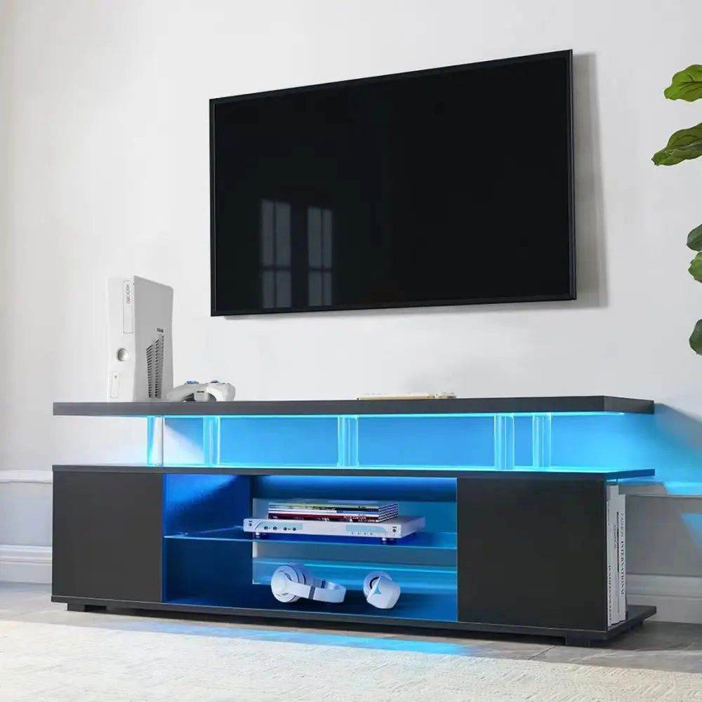 MLNshops Modern TV Stand for 70 Inch TV - Stylish Media Center