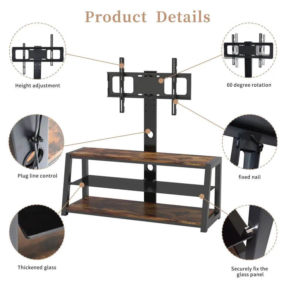 MLNshops TV Stand with Mount for 65 Inch Screens