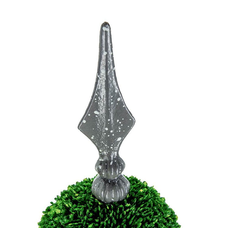 Two-Tiered Boxwood Sphere Decor with Metal Stand