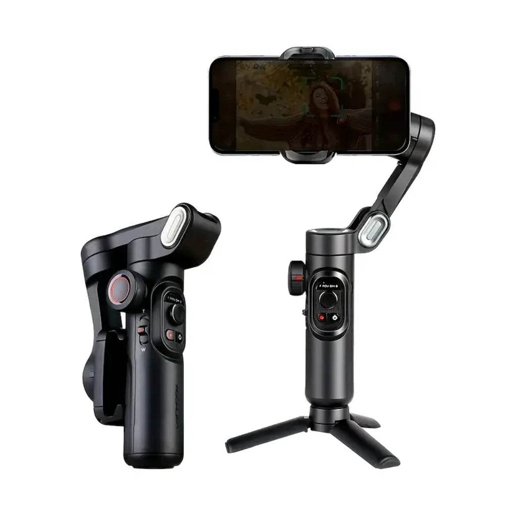 MLNshops 3-axis smartphone gimbal stabilizer - Foldable