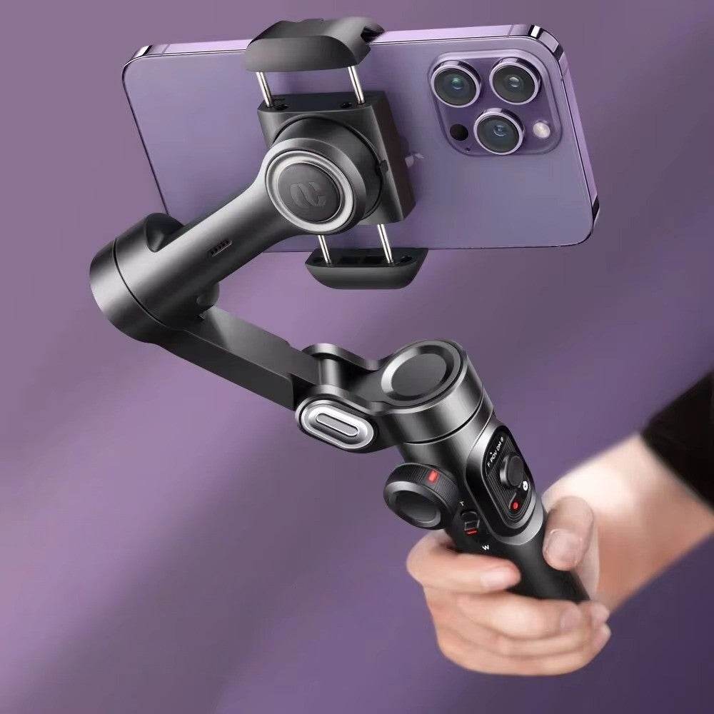 MLNshops 3-axis smartphone gimbal stabilizer - Foldable