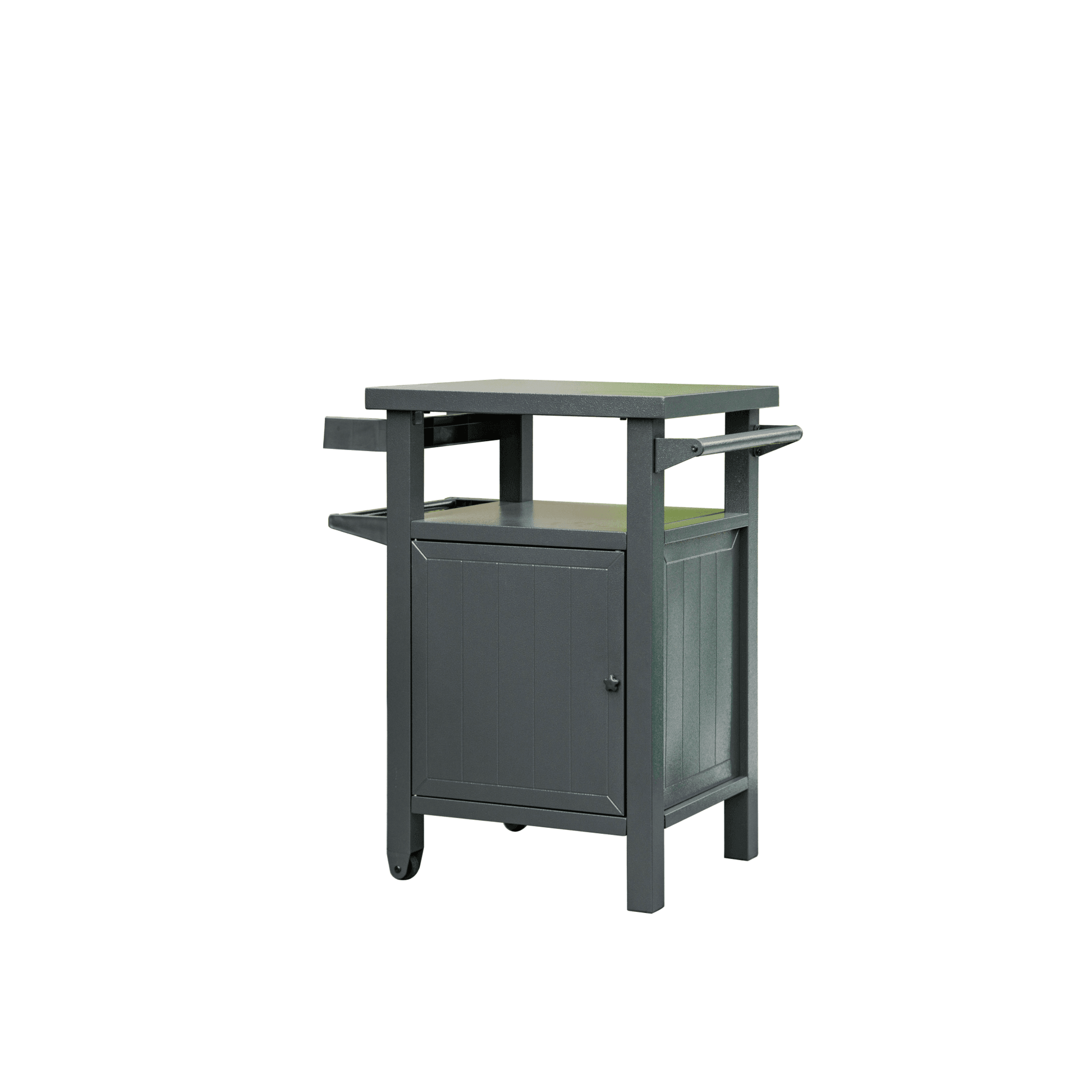 MLNshops portable BBQ table with wheels - storage cart Default