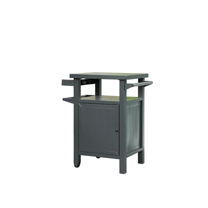MLNshops portable BBQ table with wheels - storage cart Default