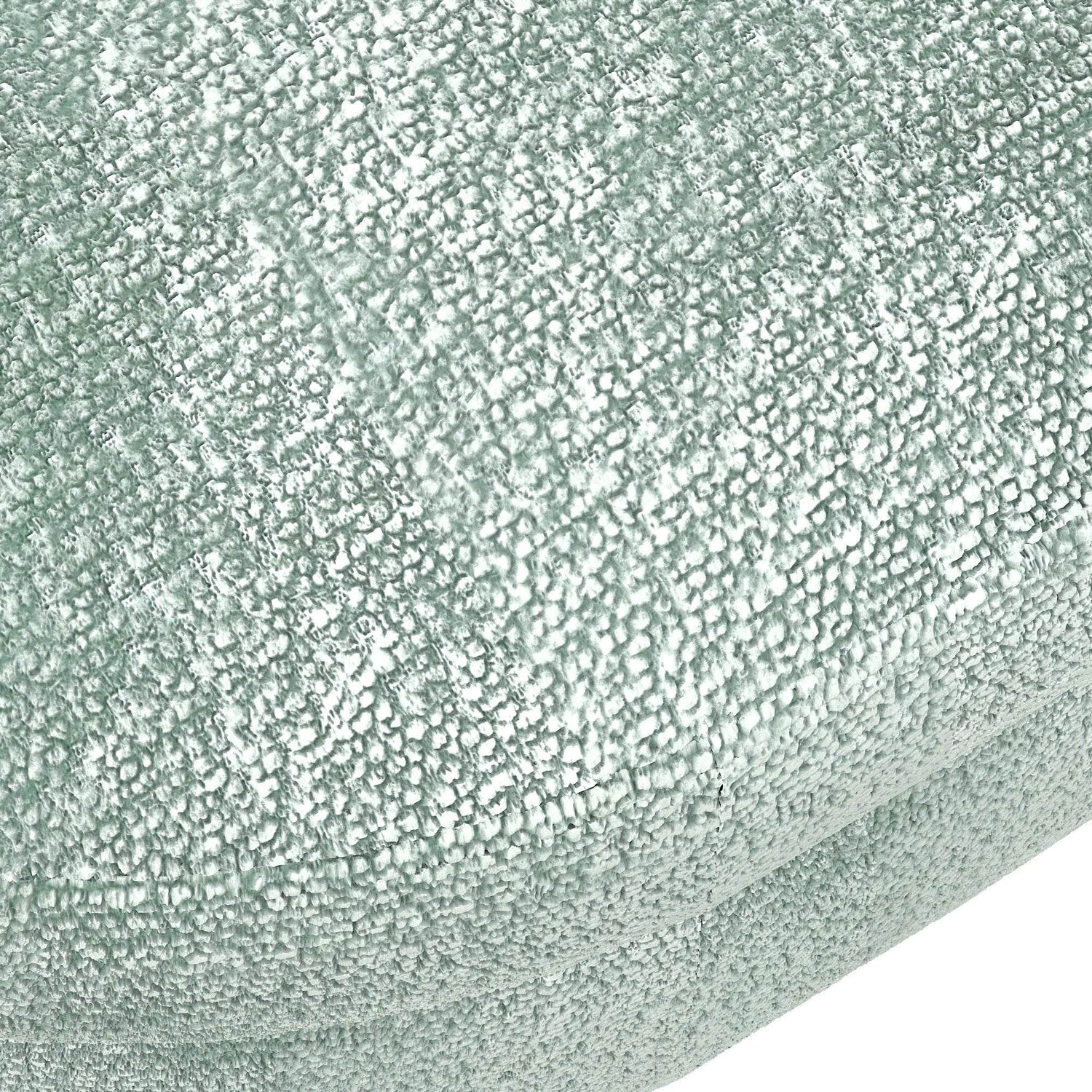 Upholstered Ottoman with Wooden Legs - Stylish & Comfortable