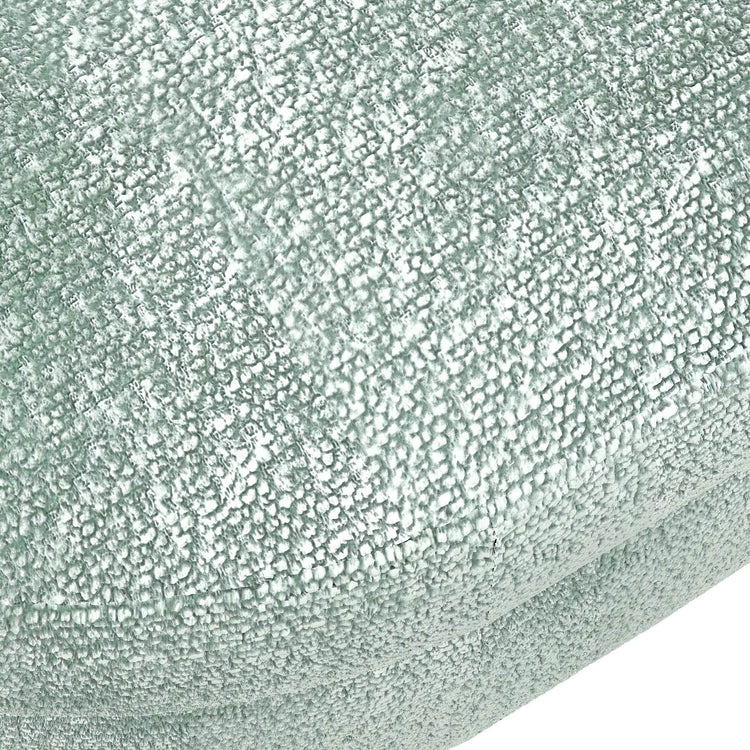 Upholstered Ottoman with Wooden Legs - Stylish & Comfortable