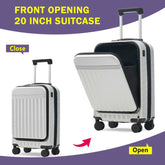 MLNshops 3 piece hardside suitcase with USB port - TSA Lock