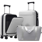 MLNshops 3 piece hardside suitcase with USB port - TSA Lock