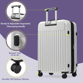 MLNshops 3 piece hardside suitcase with USB port - TSA Lock