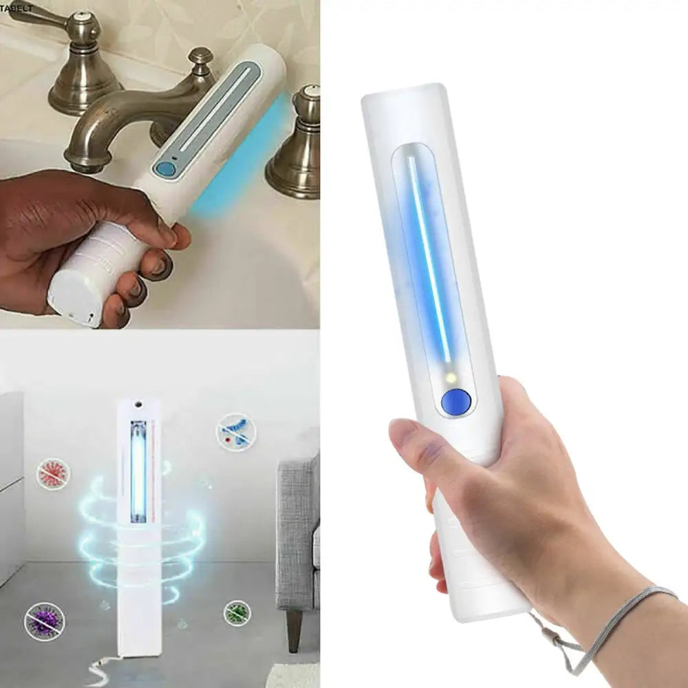 USB LED Sterilize Light Handheld Lamp Home Disinfection MLNshops]