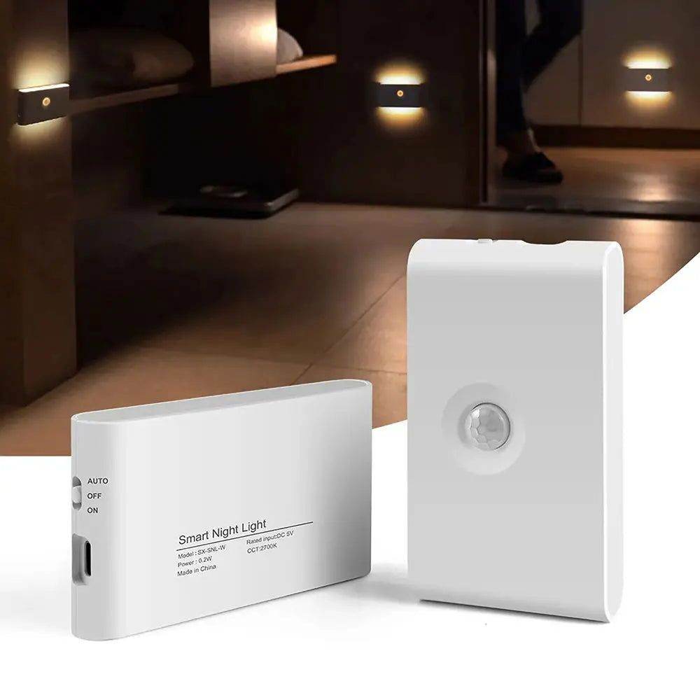 MLNshops USB Rechargeable Night Light with Motion Sensor - MLNshops