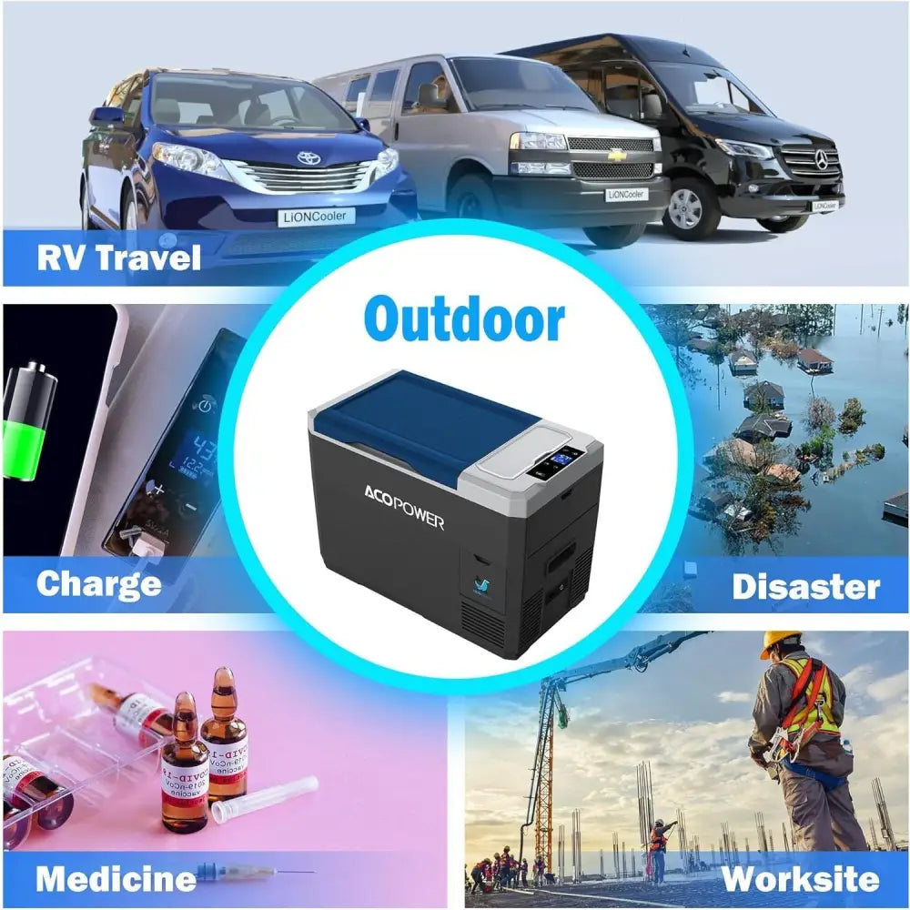 V28 Portable Refrigerator, 29Qt Car Freezer with APP Control,12V,45W Low Noice Cooler for RV, Boat MLNshops]