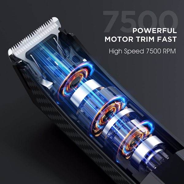 Electric Groin Hair Trimmer for Men with LED Display