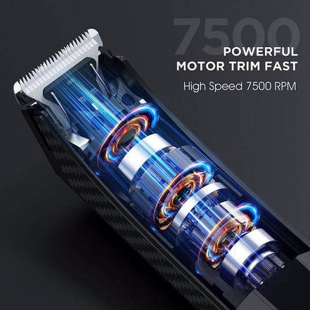 Electric Groin Hair Trimmer for Men with LED Display