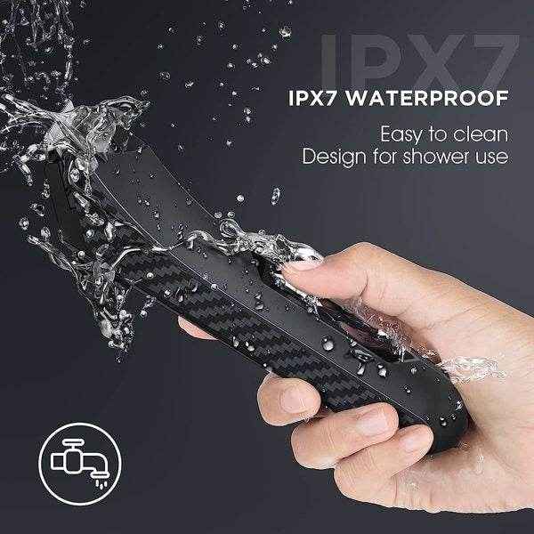 Electric Groin Hair Trimmer for Men with LED Display