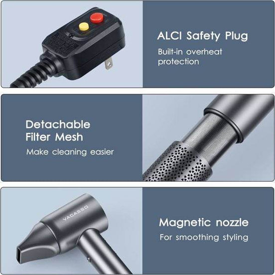 VACASSO Hair Dryer with LED Temperature Display