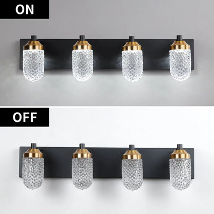 Vanity Lights With 4 LED Bulbs For Bathroom Lighting MLNshops]