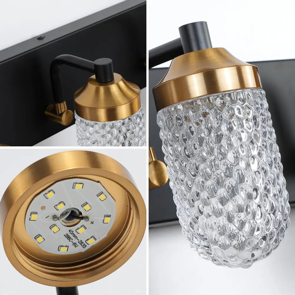 Vanity Lights With 4 LED Bulbs For Bathroom Lighting MLNshops]