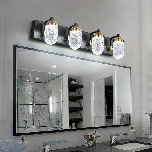 Vanity Lights With 4 LED Bulbs For Bathroom Lighting MLNshops]