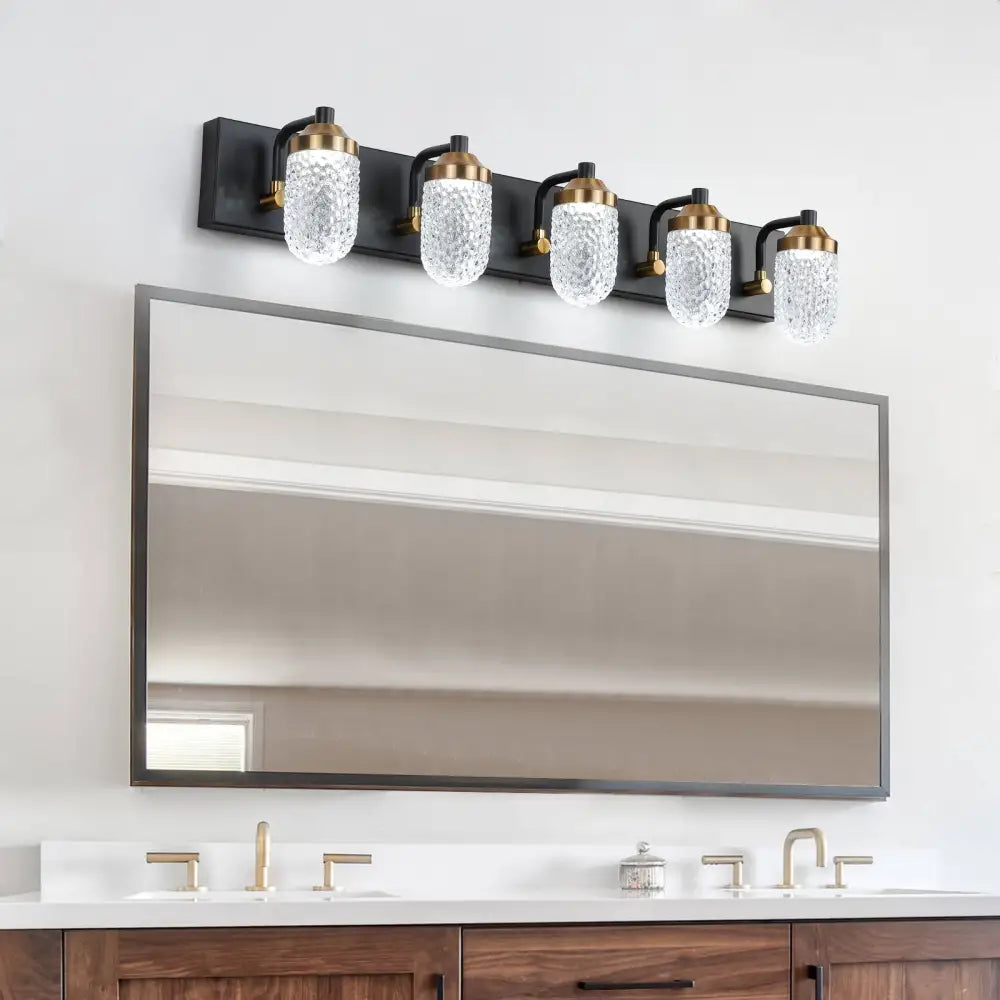 Vanity Lights With 5 LED Bulbs For Bathroom Lighting MLNshops]