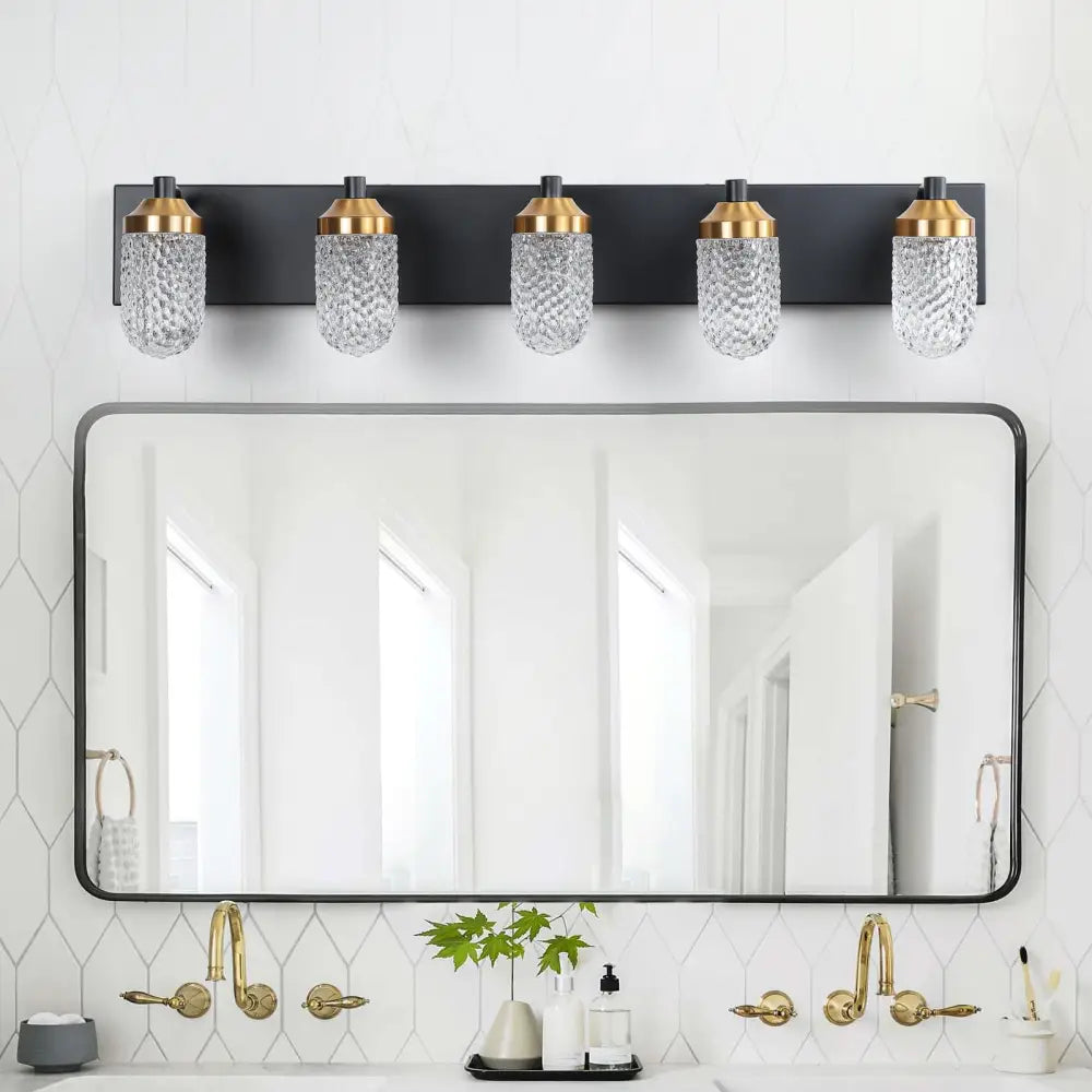 Vanity Lights With 5 LED Bulbs For Bathroom Lighting MLNshops]