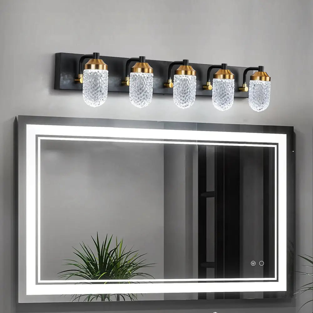 Vanity Lights With 5 LED Bulbs For Bathroom Lighting MLNshops]