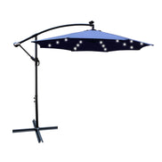 MLNshops 10 ft Pool Shade Umbrella with LED Lights