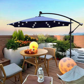 MLNshops 10 ft Pool Shade Umbrella with LED Lights Default