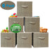 mlnshops 12 inch foldable storage bins - 6 Pack Laundry Sorter Default Title