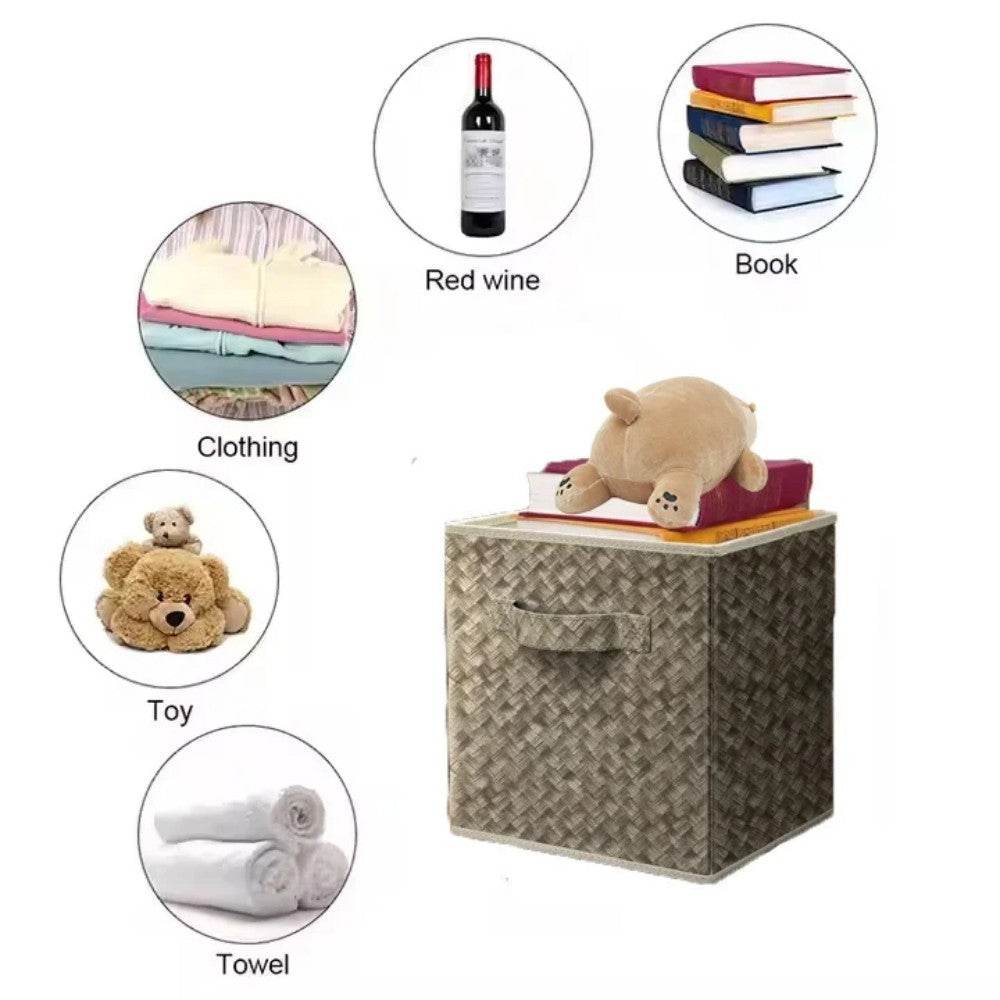 mlnshops 12 inch foldable storage bins - 6 Pack Laundry Sorter
