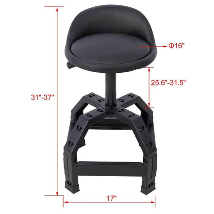 MLNshops 360 Degree Mechanics Rolling Seat for Comfort