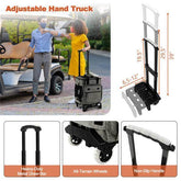 mlnshops 40L Cooler Bag for Camping with Wheels & Foldable Trolley