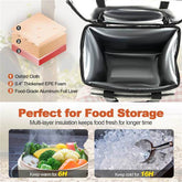 mlnshops 40L Cooler Bag for Camping with Wheels & Foldable Trolley
