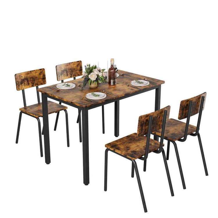 MLNshops 5 Piece Kitchen Table and Chairs Set